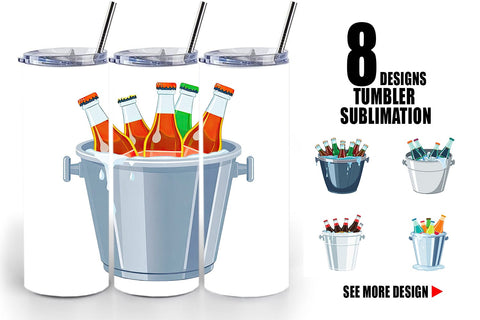 Tumbler Ice Bucket Sublimation artnoy 