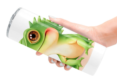 Tumbler Iguana Wildlife Sublimation artnoy 