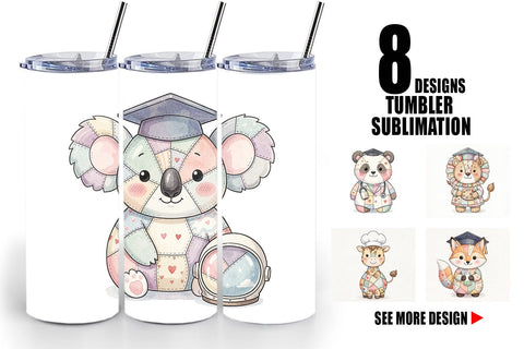 Tumbler Innocent Future Career Patchwork Sublimation artnoy 