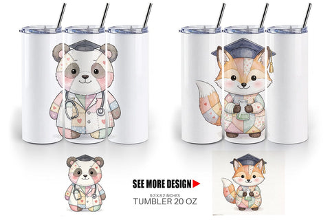 Tumbler Innocent Future Career Patchwork Sublimation artnoy 