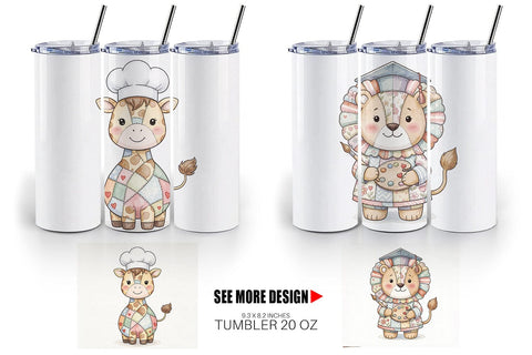 Tumbler Innocent Future Career Patchwork Sublimation artnoy 