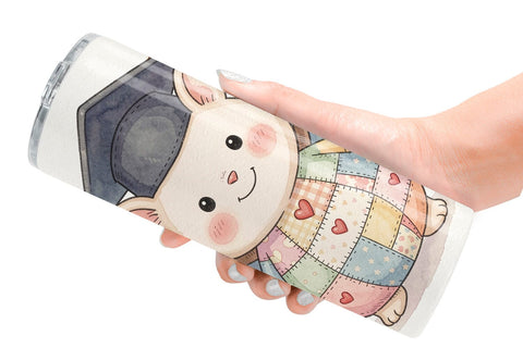 Tumbler Innocent Garden Graduate Patchwork Sublimation artnoy 