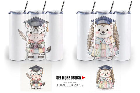 Tumbler Innocent Scholarly Success Patchwork Sublimation artnoy 