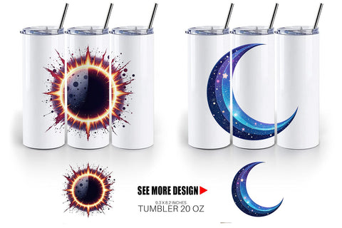 Tumbler Interstellar Icons Sublimation artnoy 