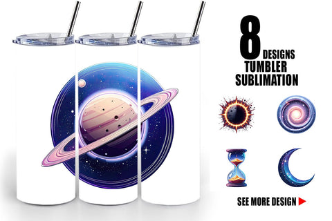 Tumbler Interstellar Icons Sublimation artnoy 