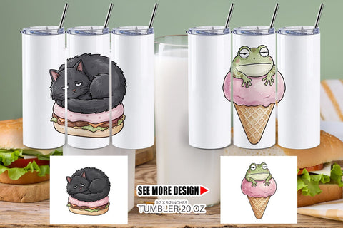 Tumbler Introvert Sugar Coma Sweet Watercolor Sublimation artnoy 