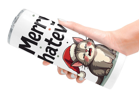 Tumbler Introvert's Grumpy Christmas Sublimation artnoy 