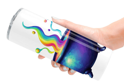 Tumbler Iridescent Bubble Cauldron Sublimation artnoy 