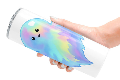 Tumbler Iridescent Ghost Sublimation artnoy 