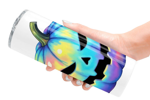 Tumbler Iridescent Pumpkin Sublimation artnoy 
