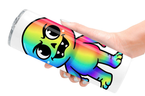 Tumbler Iridescent Zombie Sublimation artnoy 