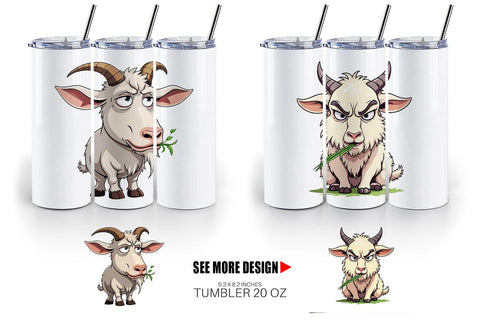 Tumbler Judgy Goat Sublimation artnoy 