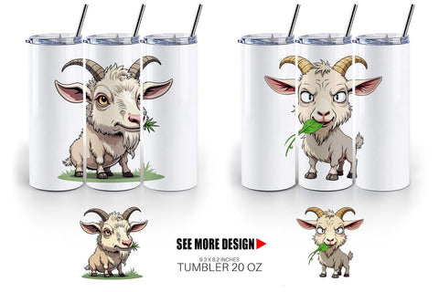 Tumbler Judgy Goat Sublimation artnoy 