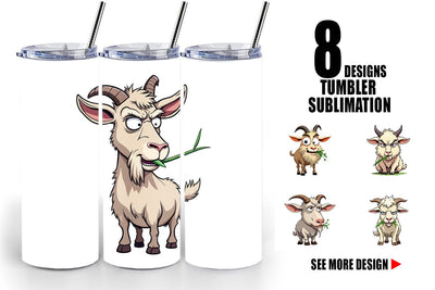 Tumbler Judgy Goat Sublimation artnoy 