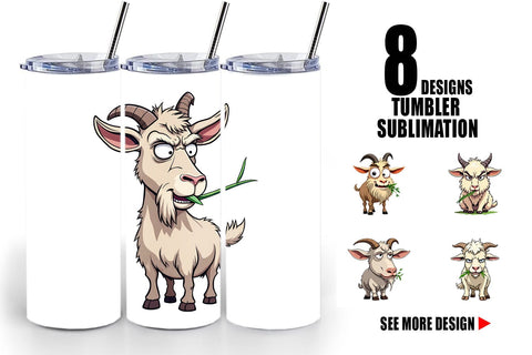 Tumbler Judgy Goat Sublimation artnoy 