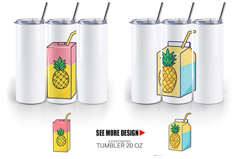 Tumbler Juice Box Sublimation artnoy 