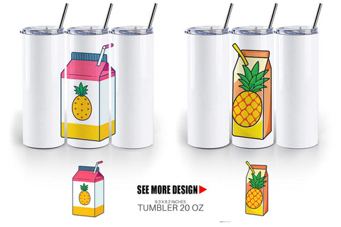 Tumbler Juice Box Sublimation artnoy 