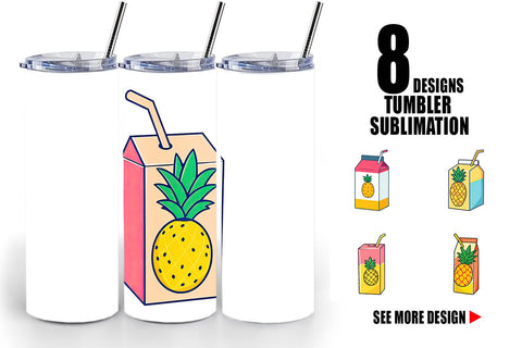 Tumbler Juice Box Sublimation artnoy 