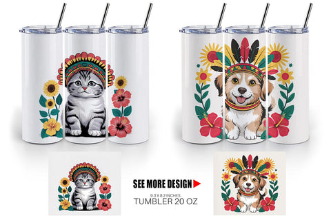 Tumbler Juneteenth Animal Sublimation artnoy 