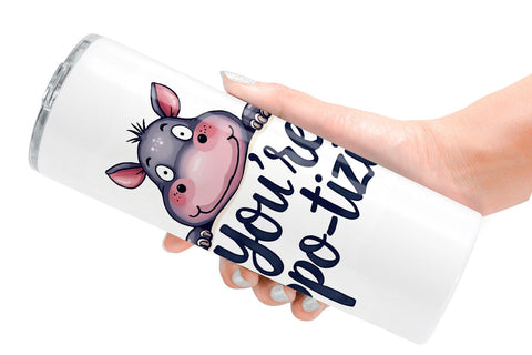 Tumbler Jungle Giggles Funny Animal Valentine Puns Sublimation artnoy 