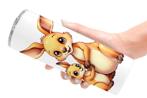 Tumbler Kangaroo Mother's Day Sublimation artnoy 