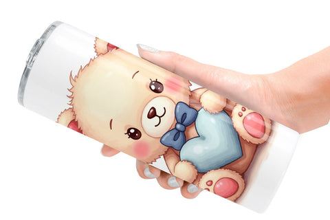 Tumbler Kawaii Plush Dolls Sublimation artnoy 
