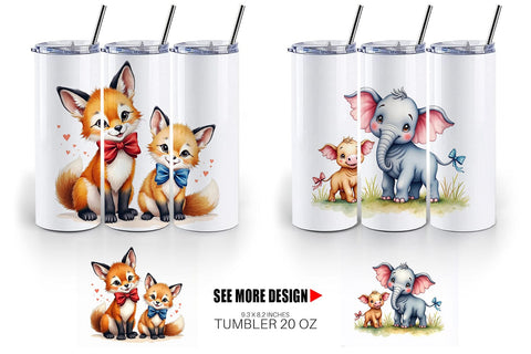 Tumbler Kindred Ribbons Sublimation artnoy 