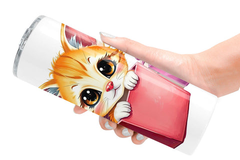 Tumbler Kitten Gift Sublimation artnoy 