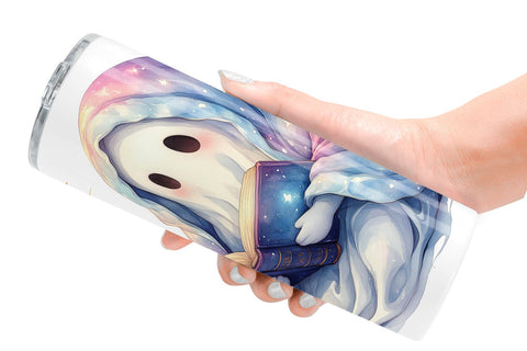 Tumbler Late Night Starry Reader Sublimation artnoy 