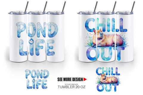 Tumbler Lazy Frog Zen Sublimation artnoy 