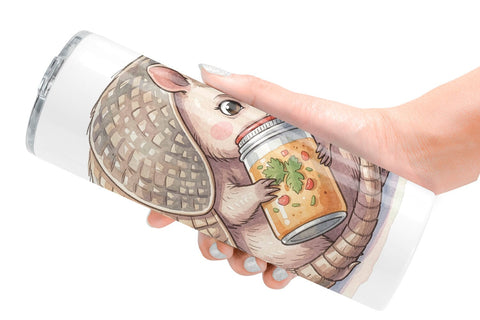 Tumbler Lazy Lunch Hour School Animal Sublimation artnoy 