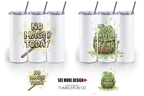 Tumbler Lazy Witch Sarcastic Quote Sublimation artnoy 