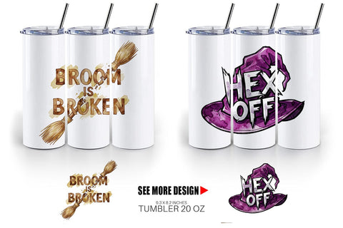 Tumbler Lazy Witch Sarcastic Quote Sublimation artnoy 