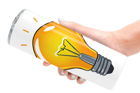 Tumbler Light Bulb Sublimation artnoy 