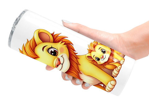 Tumbler Lion Mother's Day Sublimation artnoy 