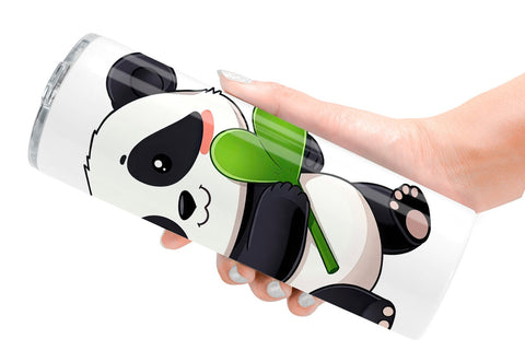 Tumbler Love Panda Sublimation artnoy 