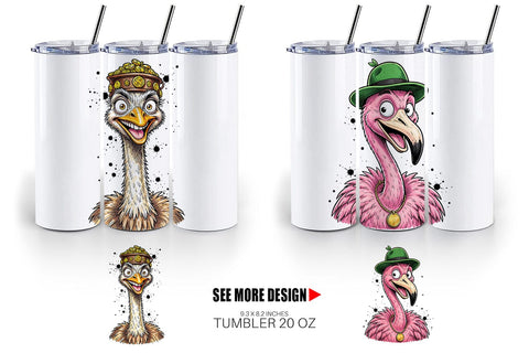 Tumbler Lucky St Paddys Animal Art Sublimation artnoy 