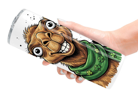 Tumbler Lucky St Paddys Animal Art Sublimation artnoy 