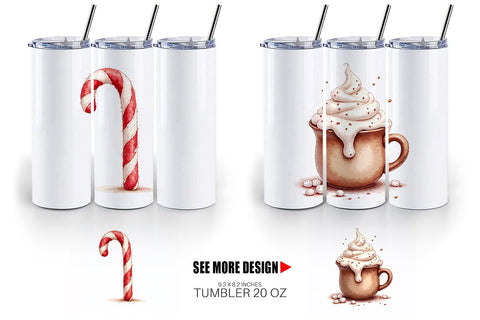 Tumbler Lumpy Nordic Treats Sublimation artnoy 
