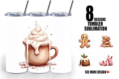 Tumbler Lumpy Nordic Treats Sublimation artnoy 