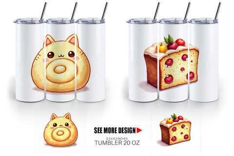 Tumbler Lumpy Nordic Treats Sublimation artnoy 