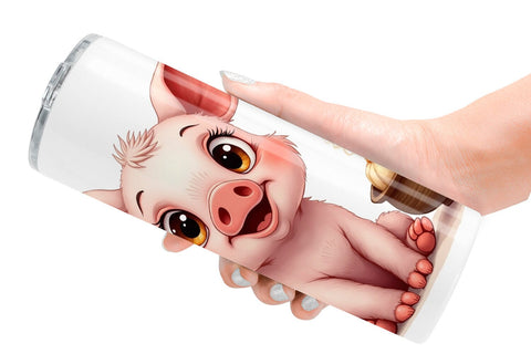 Tumbler Lunar New Year Cuties 2026 Watercolor Sublimation artnoy 