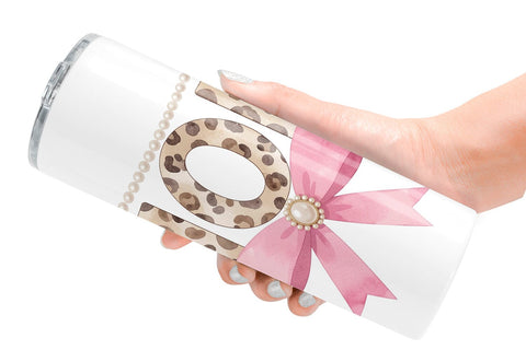 Tumbler Luxury Watercolor MOM Pearl Sublimation artnoy 