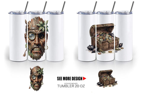 Tumbler Macabre Gothic Scholar Desk Sublimation artnoy 