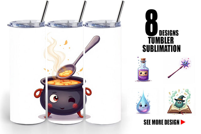 Tumbler Magic Potions Sublimation artnoy 