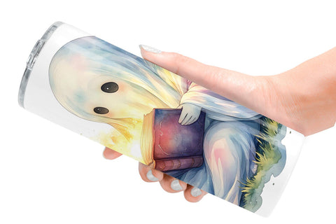 Tumbler Magical Spellbook Ghost Sublimation artnoy 