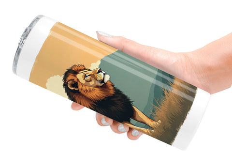 Tumbler Majestic Animal Posters Sublimation artnoy 