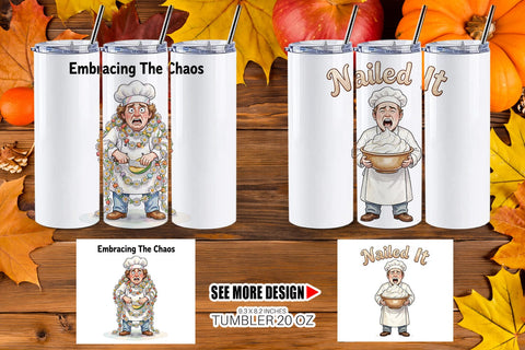 Tumbler Manic Harvest Prep Retro Sublimation artnoy 
