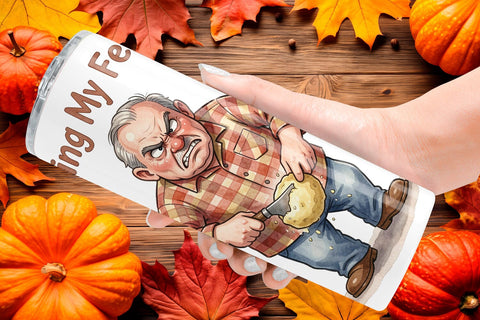 Tumbler Manic Harvest Prep Retro Sublimation artnoy 