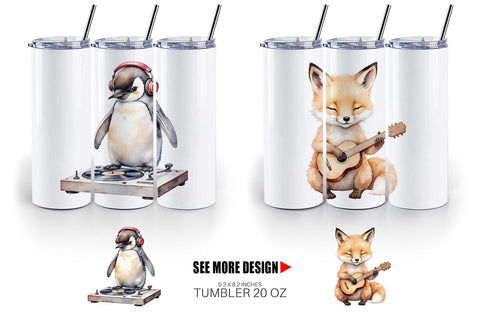 Tumbler Melody Baby Beats Sublimation artnoy 